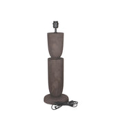 Lorinne Brown mango wood table lamp double - Tafellamp - PTMD - livinglovely.nl