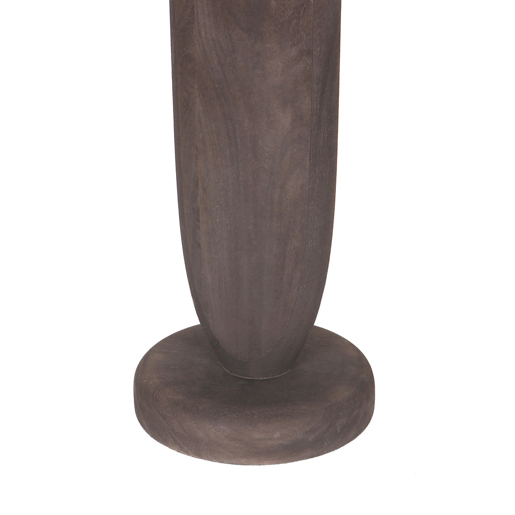 Lorinne Brown mango wood table lamp single PTMD - Tafellamp - PTMD - livinglovely.nl