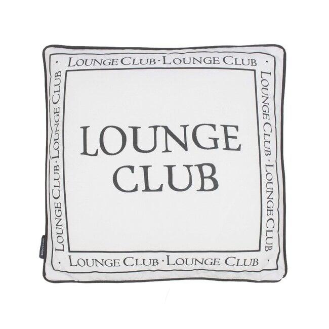 Lounge Club Outdoor Kussen Wit 50x50cm - Outdoor kussen - Mars & More - livinglovely.nl