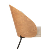 Loungestoel Lone Multiplex/Metaal Naturel/Beige J-Line
