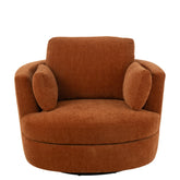 Loungestoel Swivel Populierenhout / Schuim Rusty - J-Line - Fauteuil - J-Line - livinglovely.nl