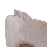 Lune Loveseat Aphrodite Crème van PTMD, detail van de Aphrodite bekleding