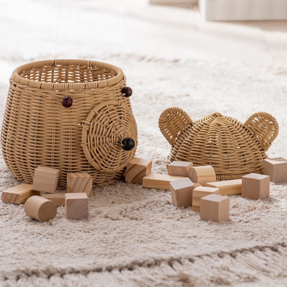 Mand Beer Kunststof Naturel J-Line