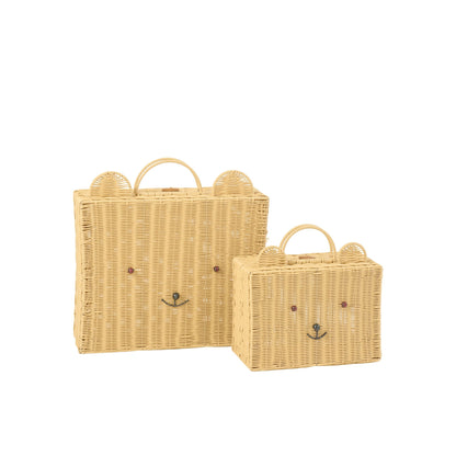 Mand Koffer Kunststof Naturel Large J-Line