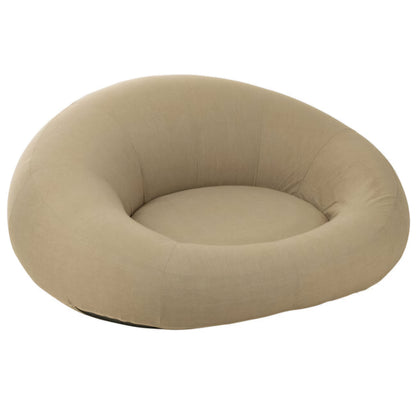 Matras Donut Polyethyleen Beige - Ligbed - J-Line - livinglovely.nl