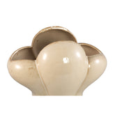 Mellie Cream France Lily Flower Ceramic Vase M 26x18x29cm PTMD - Vaas - PTMD - livinglovely.nl