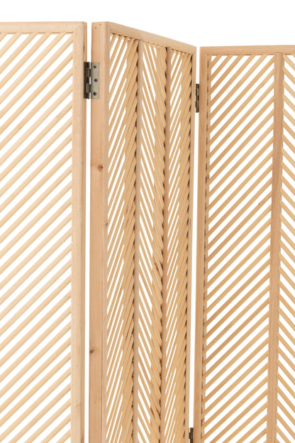 Mili Kamerscherm Bamboo Naturel J-Line - Kamerscherm - J-Line - livinglovely.nl