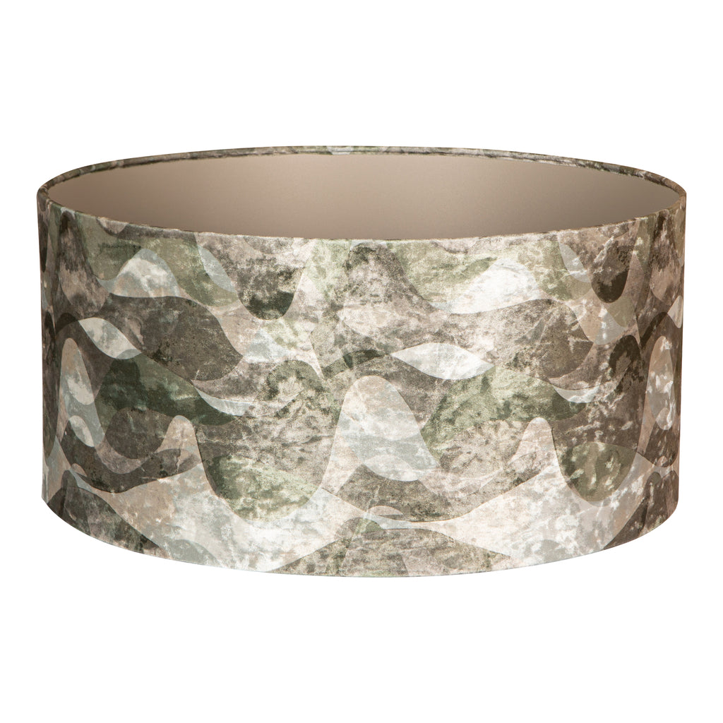 Mocca Lampenkap L 50x50x25cm cm Textiel Groen PTMD - Lampenkap - PTMD - livinglovely.nl