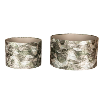 Mocca Lampenkap S 30x30x21cm cm Textiel Groen PTMD - Lampenkap - PTMD - livinglovely.nl