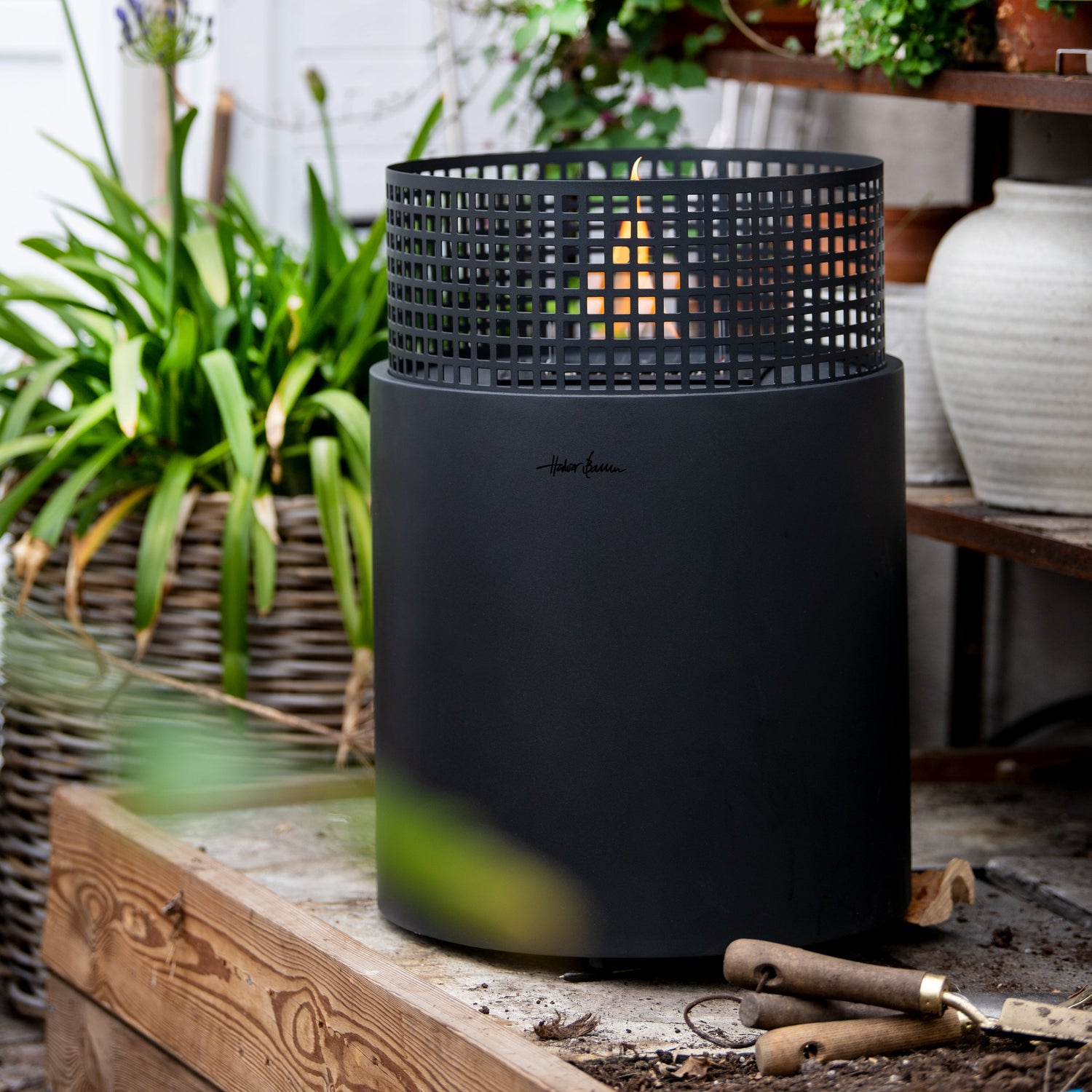 Mossel Bay Haard Zwart Tenderflame - Buitenhaard - Tenderflame - livinglovely.nl