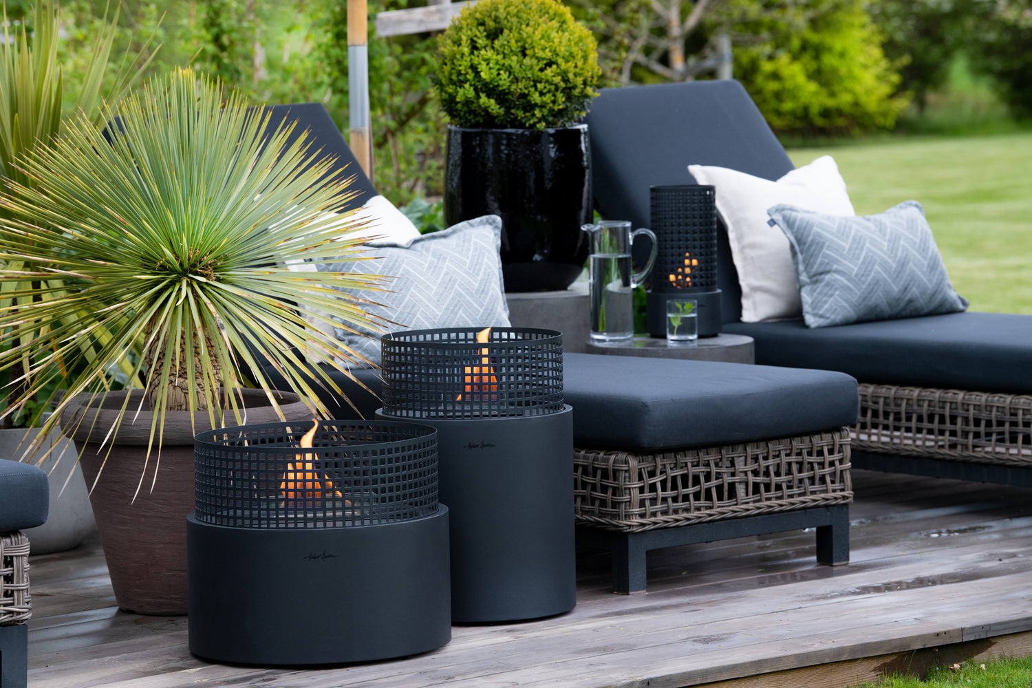 Mossel Bay Haard Zwart Tenderflame - Buitenhaard - Tenderflame - livinglovely.nl