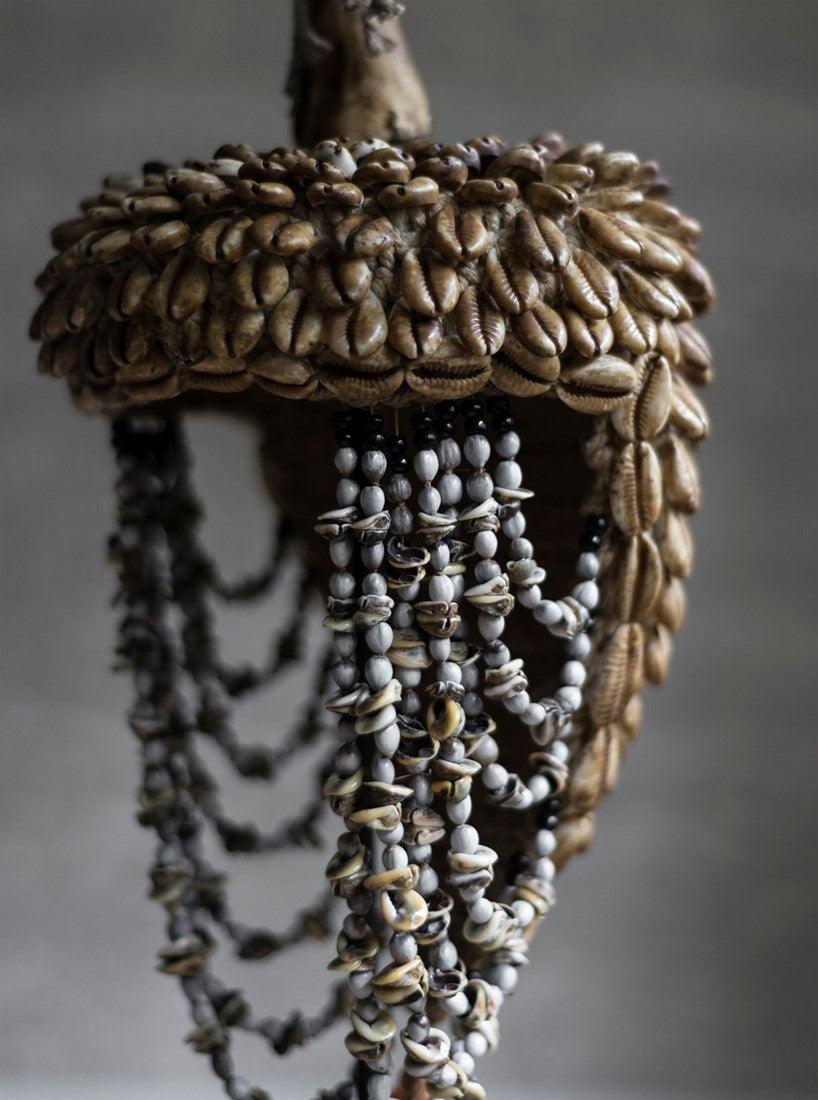 Must Living Balinese Helm met Schelpen en Veren - Ornament - MUST Living - livinglovely.nl