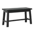 Must Living Bank Trinity Zwart 80cm - Bankje - MUST Living - livinglovely.nl