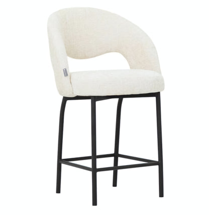 Must Living Barstoel Arca Glossy Naturel - Barkruk - MUST Living - livinglovely.nl