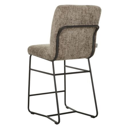 Must Living Barstoel Chenille Zola - Barkruk - MUST Living - livinglovely.nl