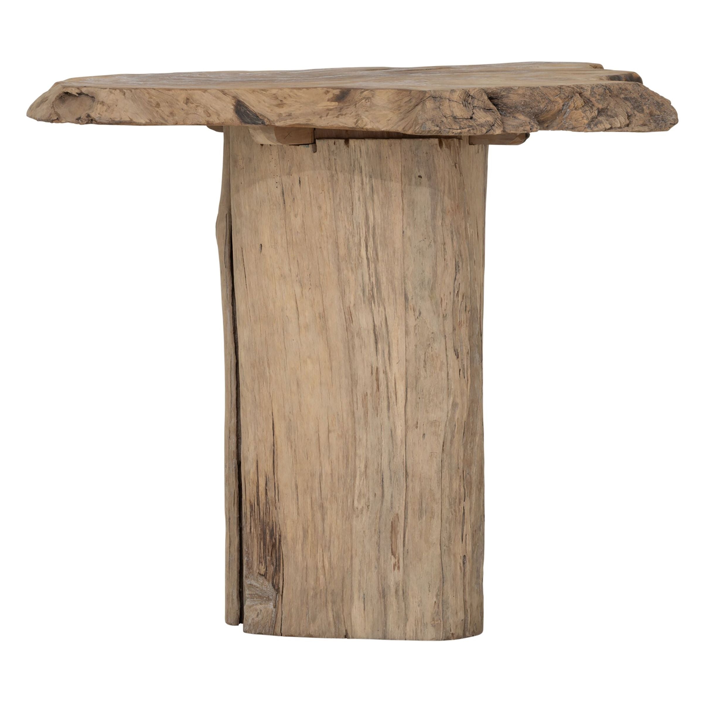 Countertafel Merapi van MUST Living, hoge tafel van gerecycled teakhout uit de Antiques reeks