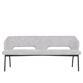 Must Living Eetkamerbank Bloom Polaris Lichtgrijs 190cm - Eetkamerbank - MUST Living - livinglovely.nl