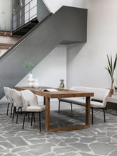 Must Living Eetkamerbank Bloom Polaris Naturel 190cm - Eetkamerbank - MUST Living - livinglovely.nl