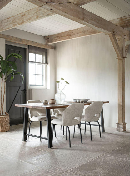 Must Living Eetkamerstoel Bloom Polaris Naturel - Eetkamerstoel - MUST Living - livinglovely.nl