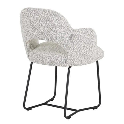 Must Living Eetkamerstoel Vista Boucle Licht Grijs - Eetkamerstoel - MUST Living - livinglovely.nl