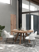 Must Living Eetkamerstoel Vista Boucle Licht Grijs - Eetkamerstoel - MUST Living - livinglovely.nl