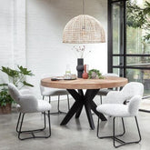 Must Living Eetkamerstoel Vista Boucle Licht Grijs - Eetkamerstoel - MUST Living - livinglovely.nl