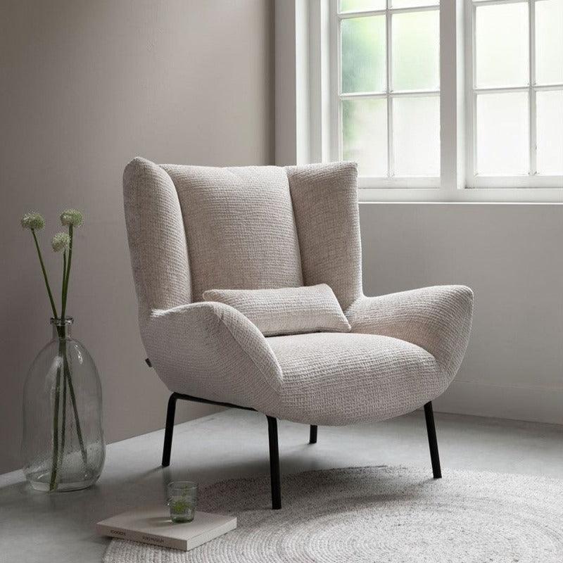 Must Living Fauteuil Glamour Naturel - Fauteuil - MUST Living - livinglovely.nl