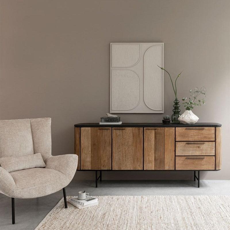 Must Living Fauteuil Glamour Naturel - Fauteuil - MUST Living - livinglovely.nl