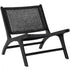 Must Living Fauteuil Lazy Loom Zwart - Fauteuil - MUST Living - livinglovely.nl