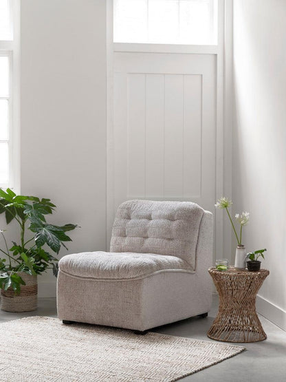 Must Living Fauteuil Liberty Glamour Naturel - Fauteuil - MUST Living - livinglovely.nl