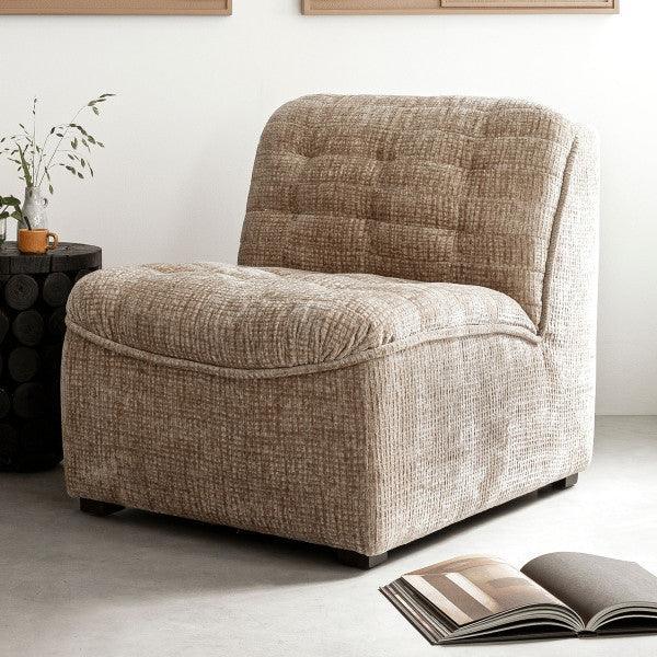 Must Living Fauteuil Liberty Glamour Sand - Fauteuil - MUST Living - livinglovely.nl