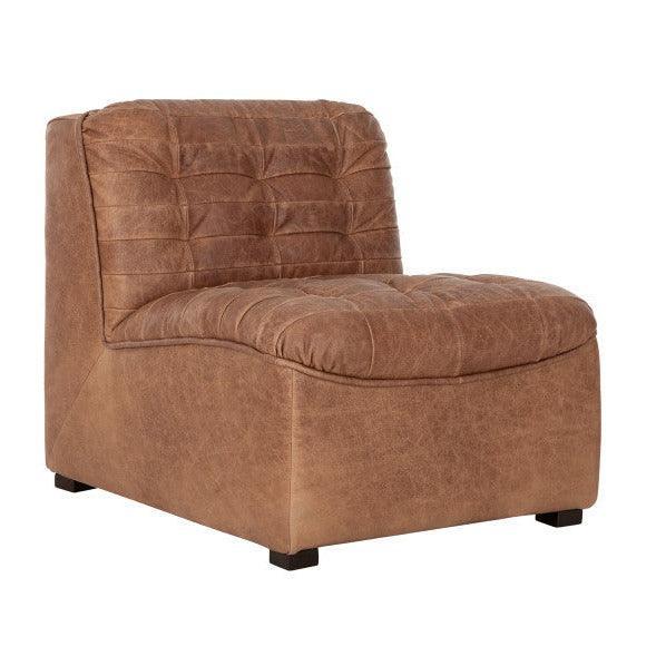 Must Living Fauteuil Liberty Leer Cognac - Fauteuil - MUST Living - livinglovely.nl