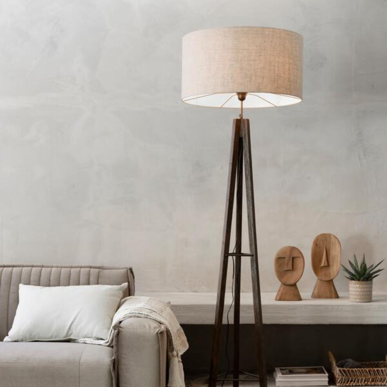 Must Living Floorlamp Porto Cristo BLACK - Vloerlamp - MUST Living - livinglovely.nl