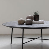 Must Living Kandelaar Riverstone Laag Set van 3 - Theelichthouder - MUST Living - livinglovely.nl