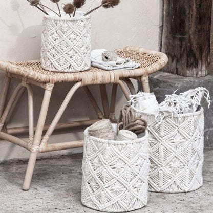 Must Living Manden Boho Set van 3 - Mand - MUST Living - livinglovely.nl