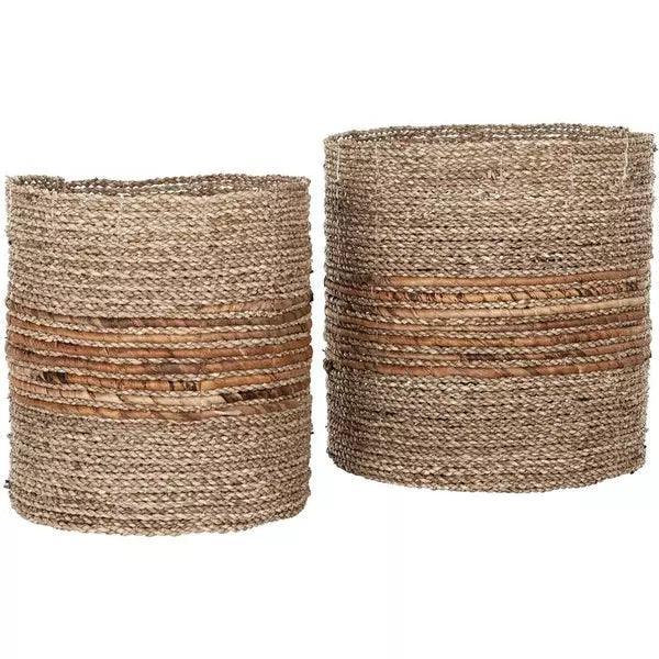 MUST Living Manden Carvoeiro set van 2 Large - Mand - MUST Living - livinglovely.nl