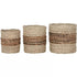 Must Living Manden Carvoeiro Set van 3 - Mand - MUST Living - livinglovely.nl