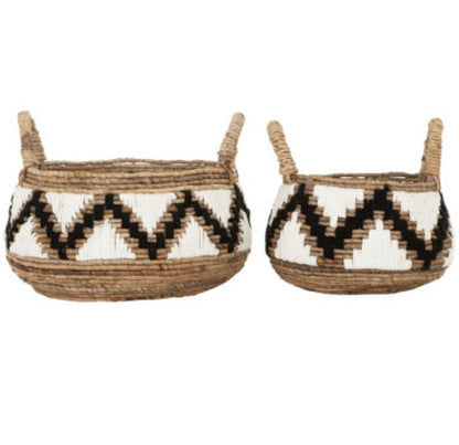 Must Living Manden Mendoza Set van 2 - Mand - MUST Living - livinglovely.nl