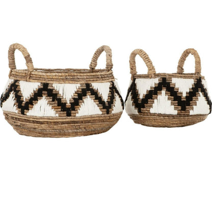 Must Living Manden Mendoza Set van 2 - Mand - MUST Living - livinglovely.nl