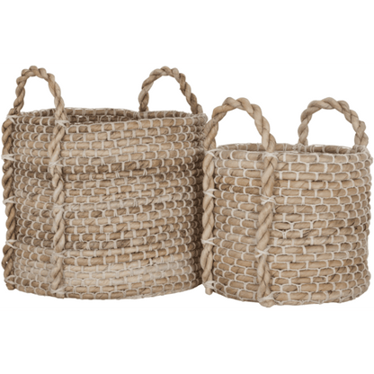 MUST Living Manden Patio Set van 2 - Mand - MUST Living - livinglovely.nl