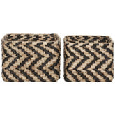 Must Living Manden Vierkant Set van 2 - Mand - MUST Living - livinglovely.nl