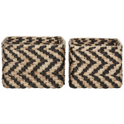 Must Living Manden Vierkant Set van 2 - Mand - MUST Living - livinglovely.nl