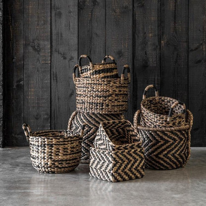 Must Living Manden Vierkant Set van 2 - Mand - MUST Living - livinglovely.nl