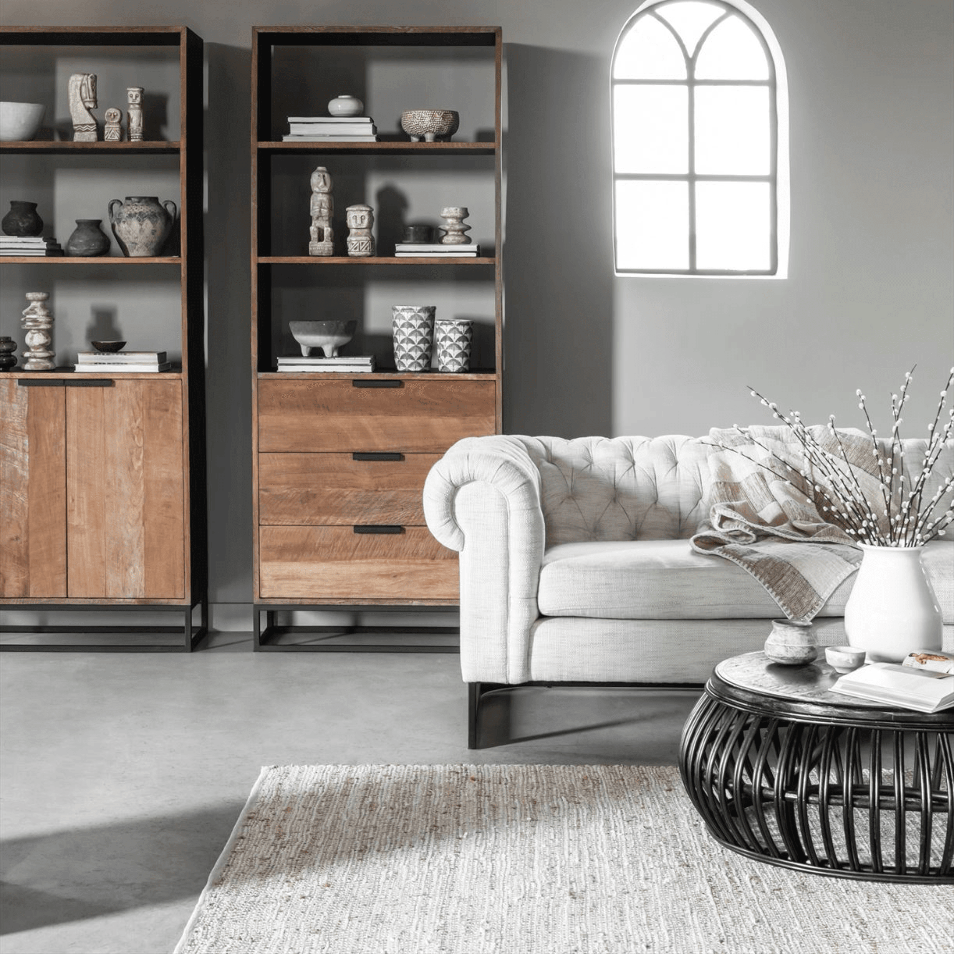 MUST Living Salontafel Positano Zwart - Salontafel - MUST Living - livinglovely.nl