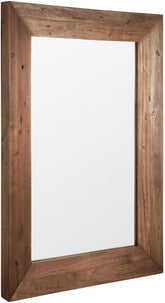 Must Living Spiegel Parade Hout Naturel Langwerpig 140x100cm - Spiegel - MUST Living - livinglovely.nl