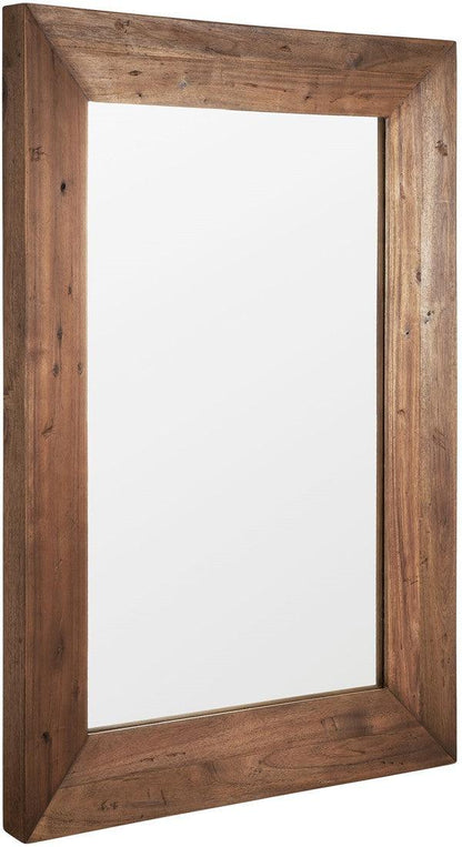 Must Living Spiegel Parade Hout Naturel Langwerpig 140x100cm - Spiegel - MUST Living - livinglovely.nl