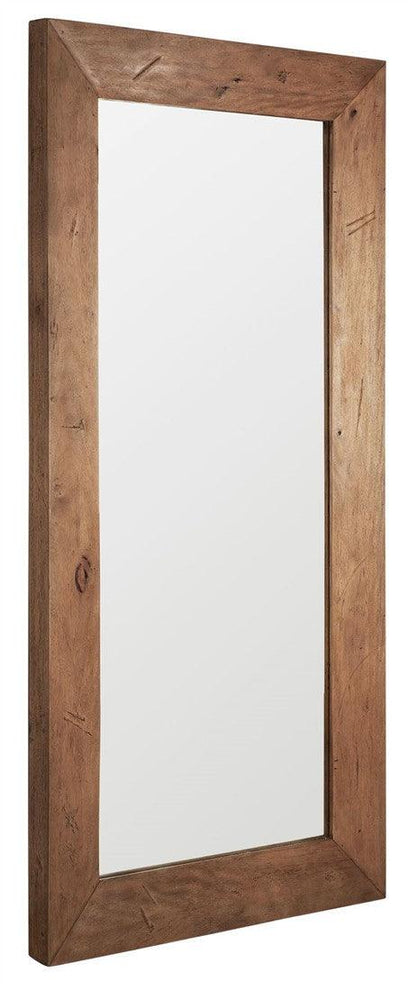Must Living Spiegel Parade Hout Naturel Langwerpig 200x100cm - Spiegel - MUST Living - livinglovely.nl