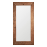 Must Living Spiegel Parade Hout Naturel Langwerpig 200x100cm - Spiegel - MUST Living - livinglovely.nl