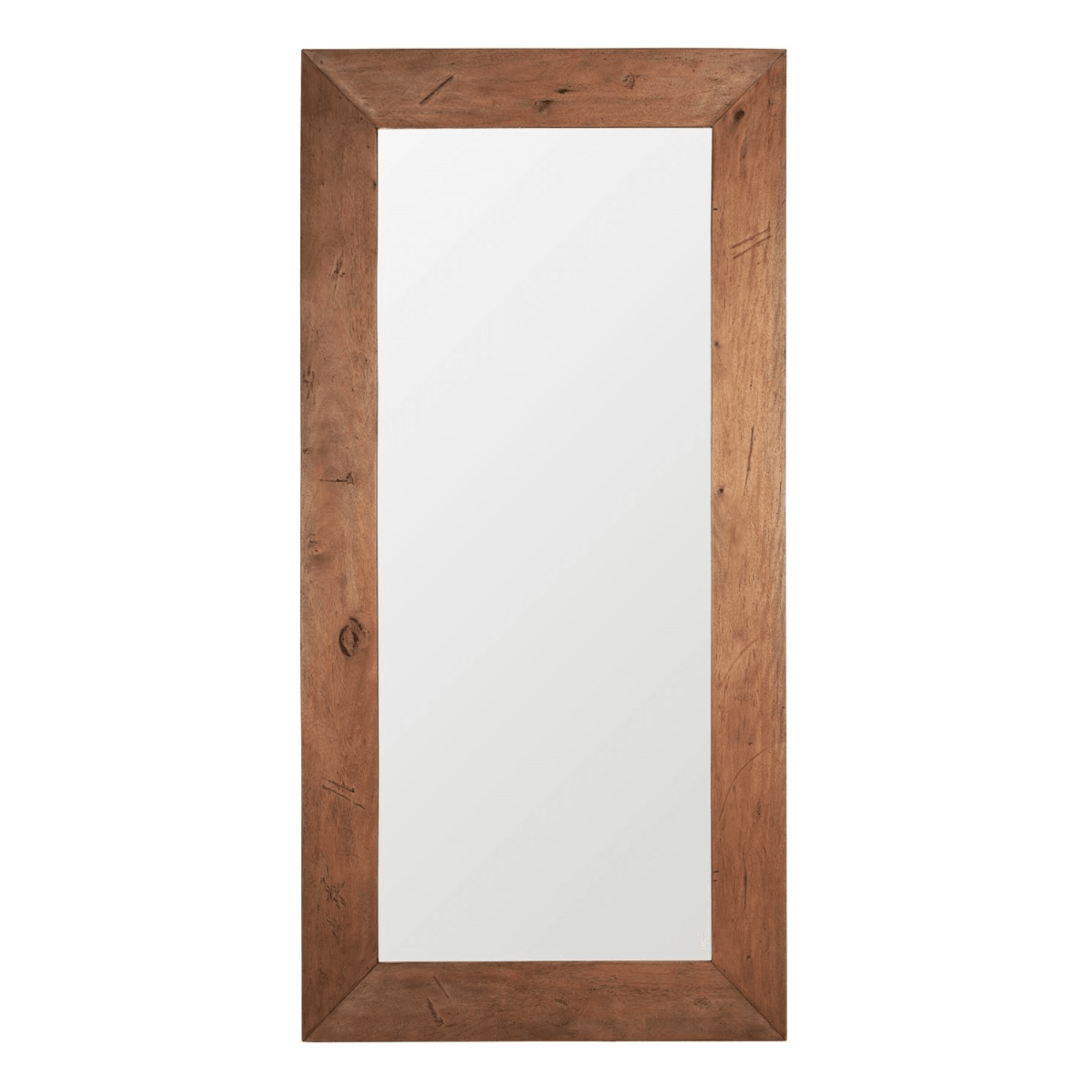 Must Living Spiegel Parade Hout Naturel Langwerpig 200x100cm - Spiegel - MUST Living - livinglovely.nl