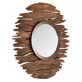 MUST Living Spiegel Pure Ø85x7 cm - Spiegel - MUST Living - livinglovely.nl